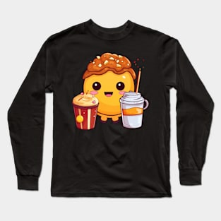 Donut kawaii  junk food T-Shirt cute  funny Long Sleeve T-Shirt